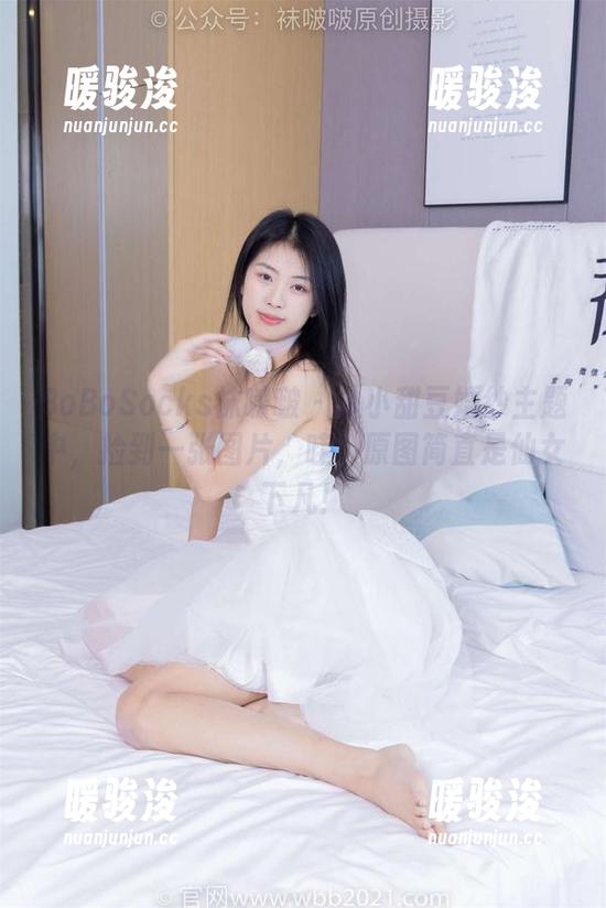 BoBoSocks袜啵啵 - 从小甜豆婚纱主题中，捡到一张图片，哇，原图简直是仙女下凡！