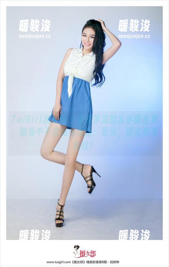 TuiGirl推女郎 - 看赵梦洁的水手服合集，脑海中不自觉浮现出：夏天，阳光和海岸线！